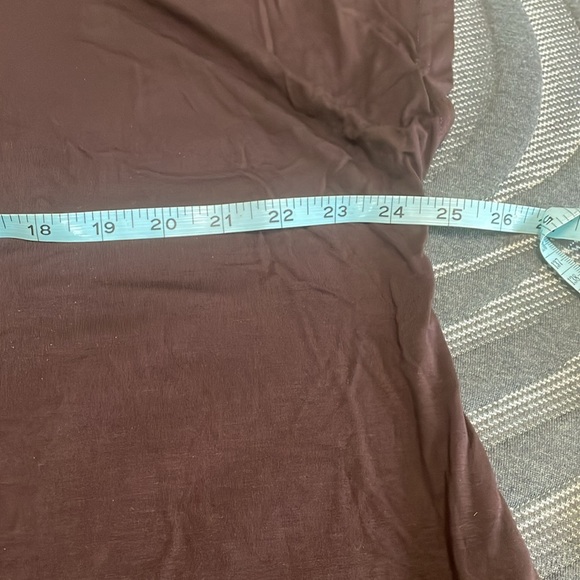 NWT short sleeve brown Maxi lounge dress. XL - Picture 10 of 10